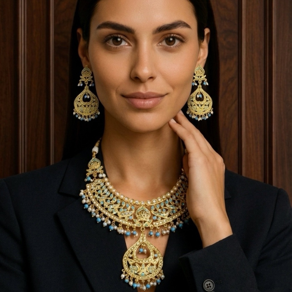 Kiza Jadau Earrings.